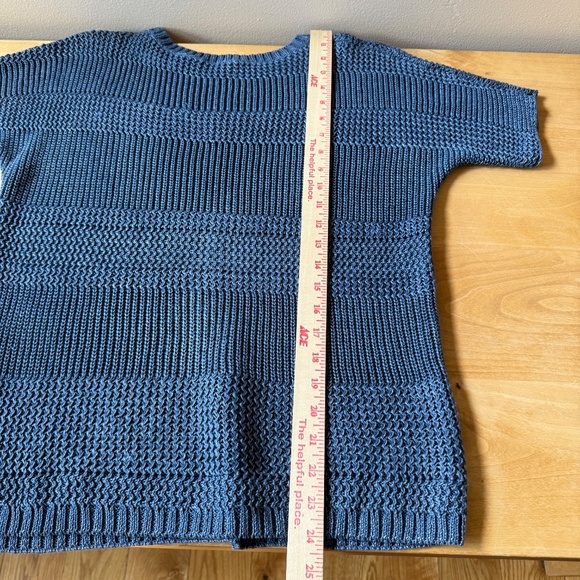 LAFAYETTE 148 NY HEMP SWEATER OPEN KNIT BREATHABLE LUXURY MINIMALIST MODERN S - Picture 8 of 11